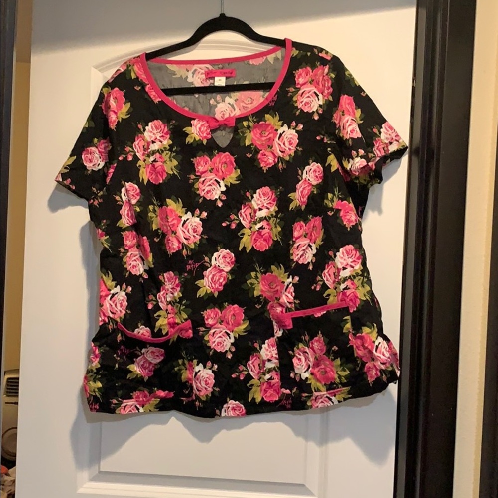 Betsy Johnson scrub top